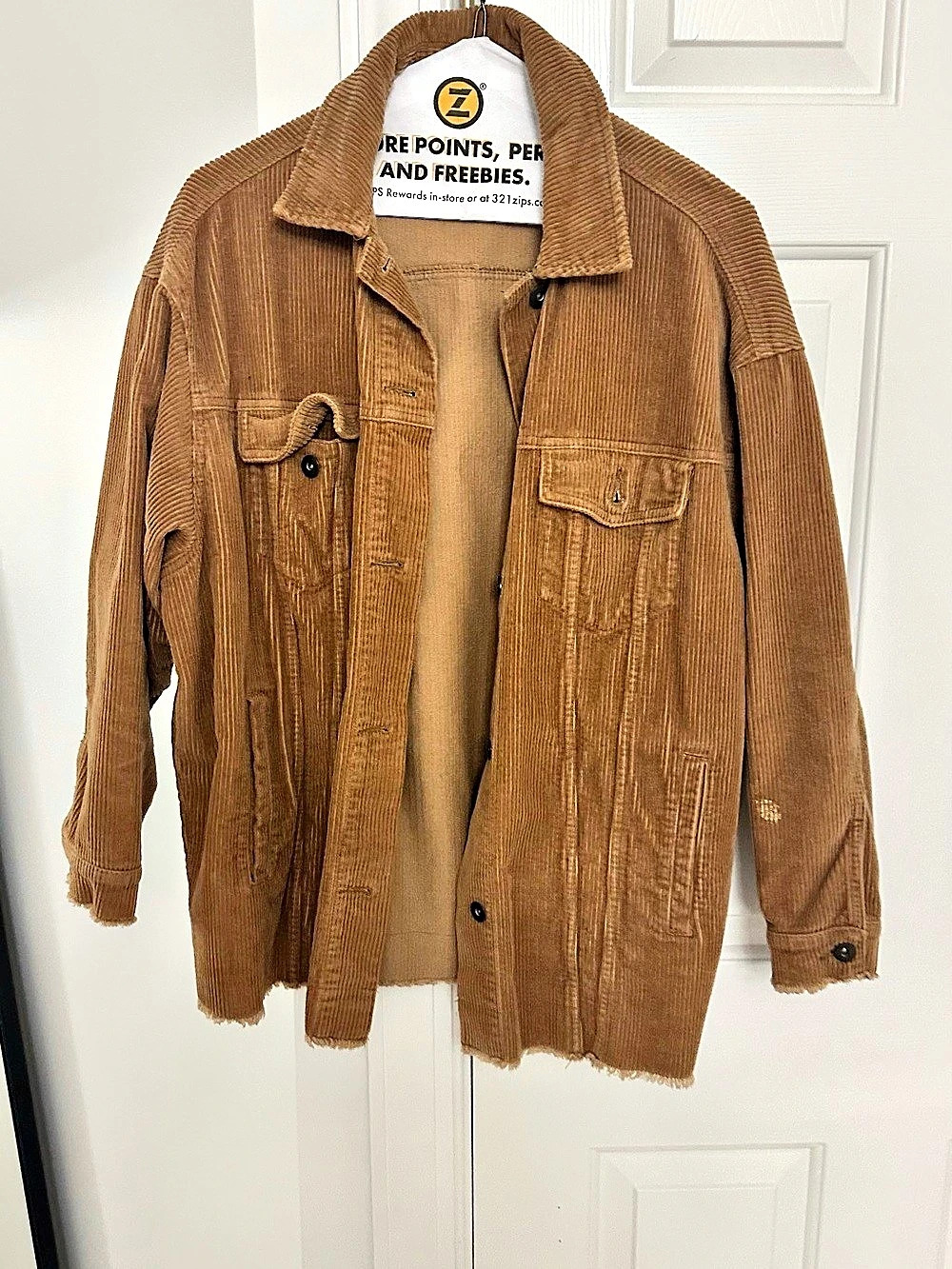 Zara Brown Corduroy Jacket